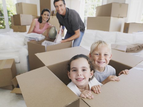 Moving van service helping a local move in Colliers Wood