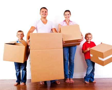 Packing and protective wrapping materials for a house or office move