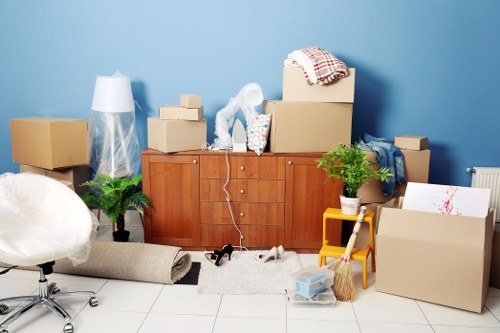 Removal team planning a move near Colliers Wood properties