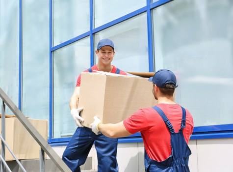 Removal team helping with a home move in Colliers Wood