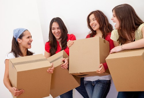 Organised unpacking service in a Colliers Wood property