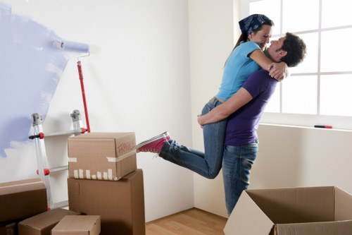 Removal team planning a move in Colliers Wood