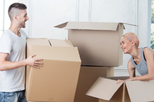 Loading commercial items with care at a Colliers Wood property