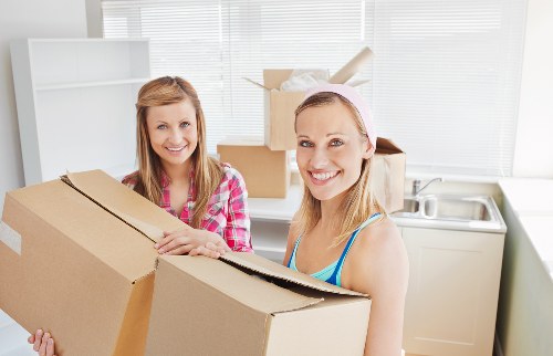 Commercial movers assisting an office relocation in Colliers Wood